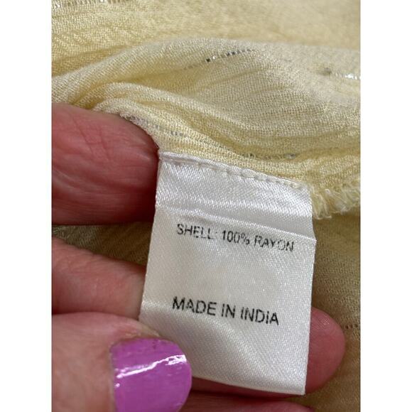 Place du Soleil minidress/swim coverup, yellow, medium, coastal, vacation, beach - Picture 8 of 8